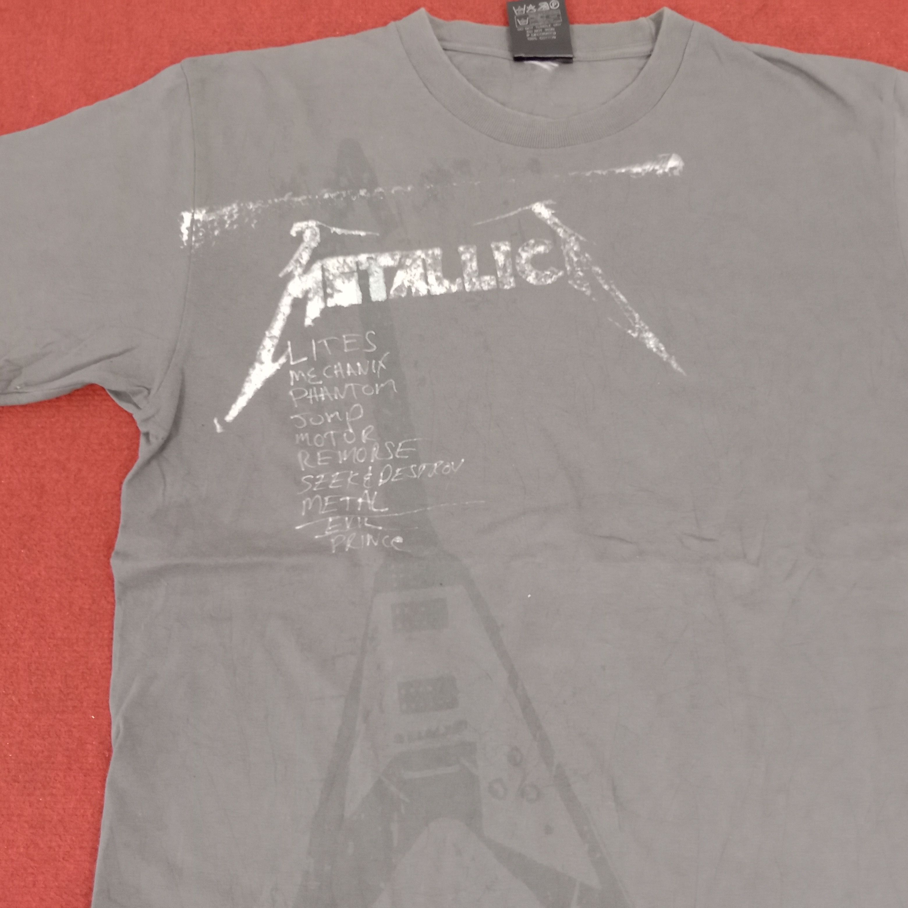 Band Tees × Vintage Metallica Rock Band Music Guitar Design Style Tshirt Size US L / EU 52-54 / 3 - 2 Thumbnail