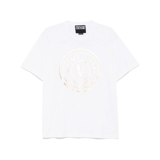 VERSACE Men T-Shirts 78GAHT01 CJ00T G03 WHITE