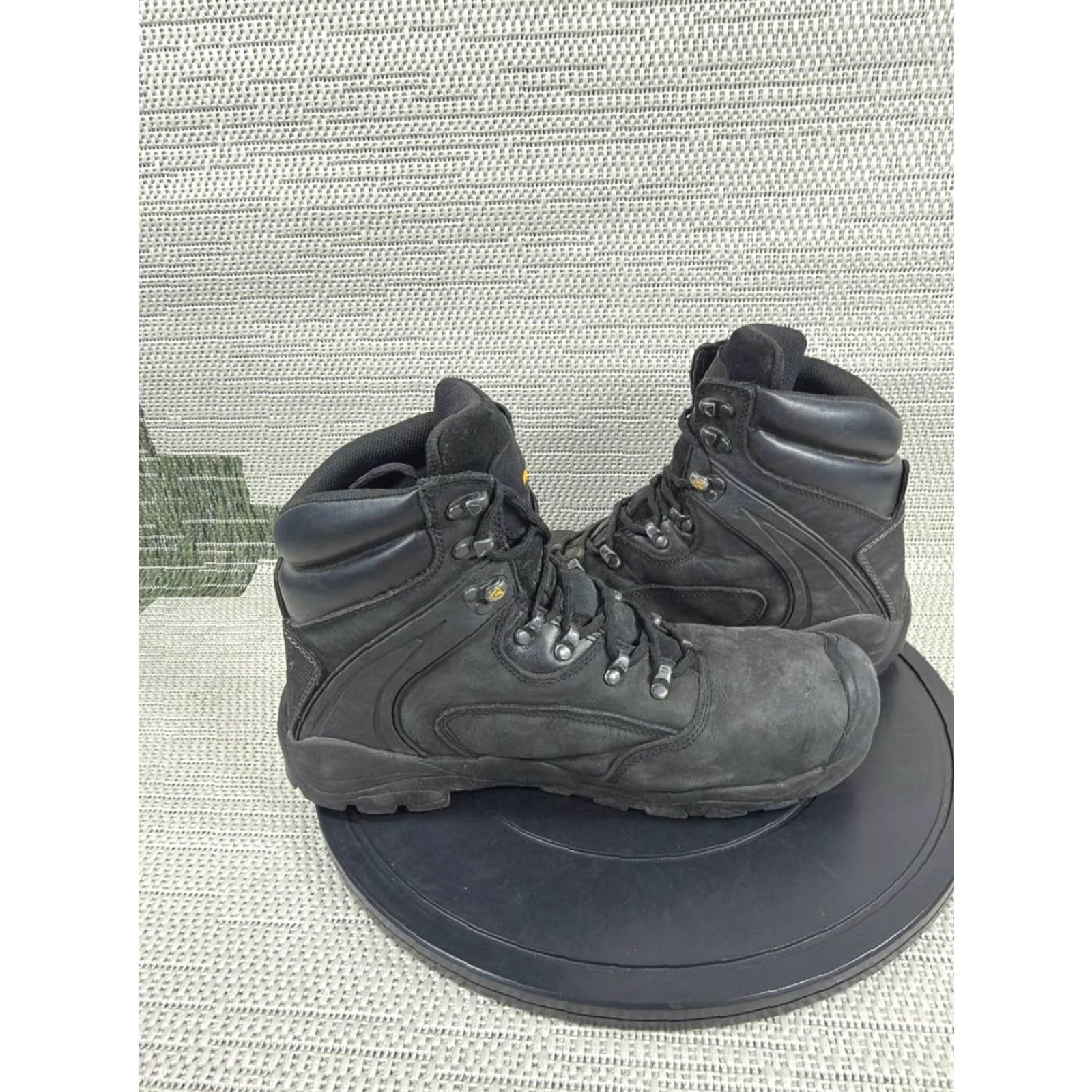 KEEN KEEN Boots Mens 13 D Louisville Steel Toe Work Black Leather Waterproof Hood? Size US 13 / EU 46 - 4 Thumbnail