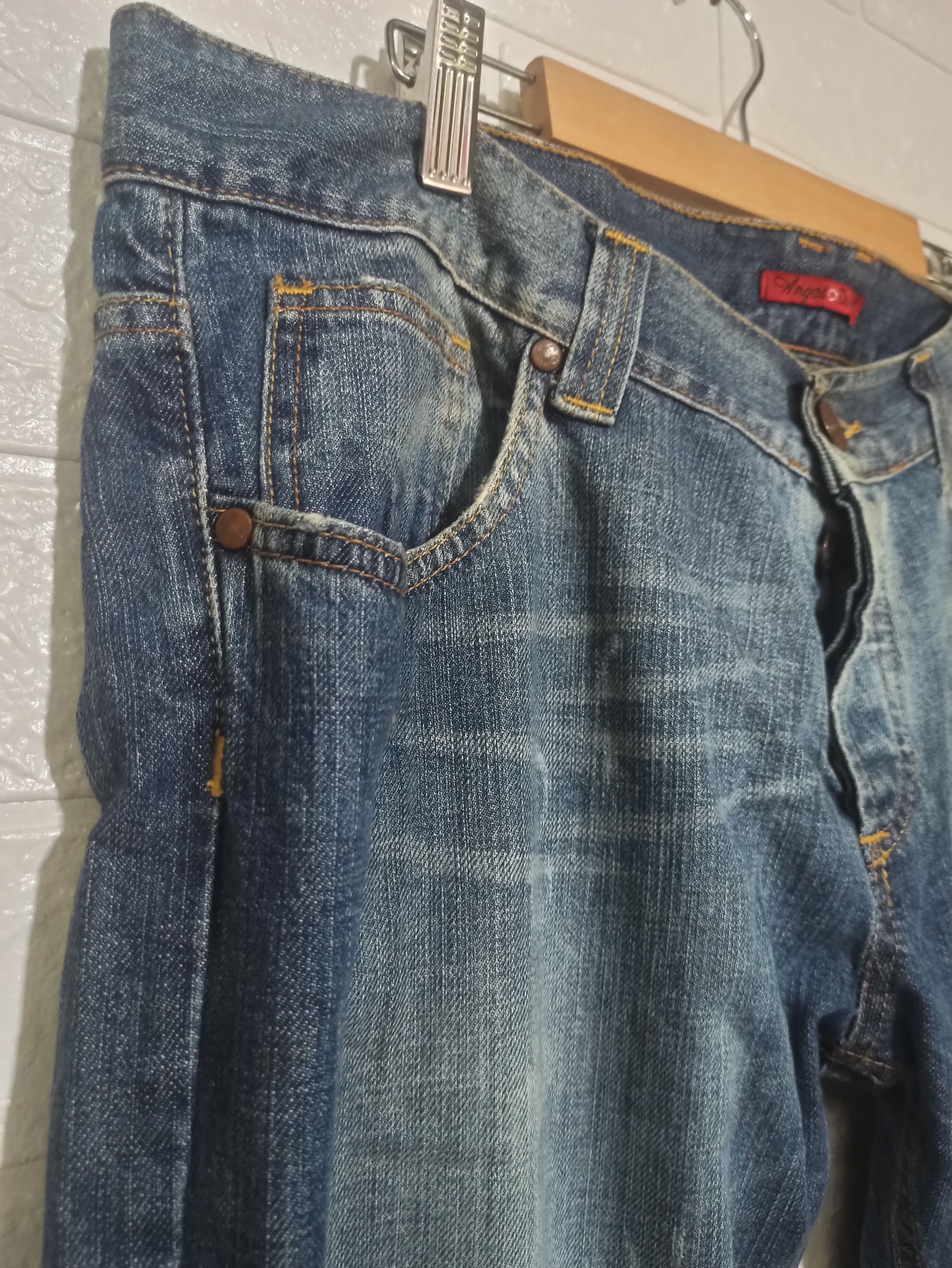 Other rare design Angel Devil Denim pants Size 37" - 3 Thumbnail