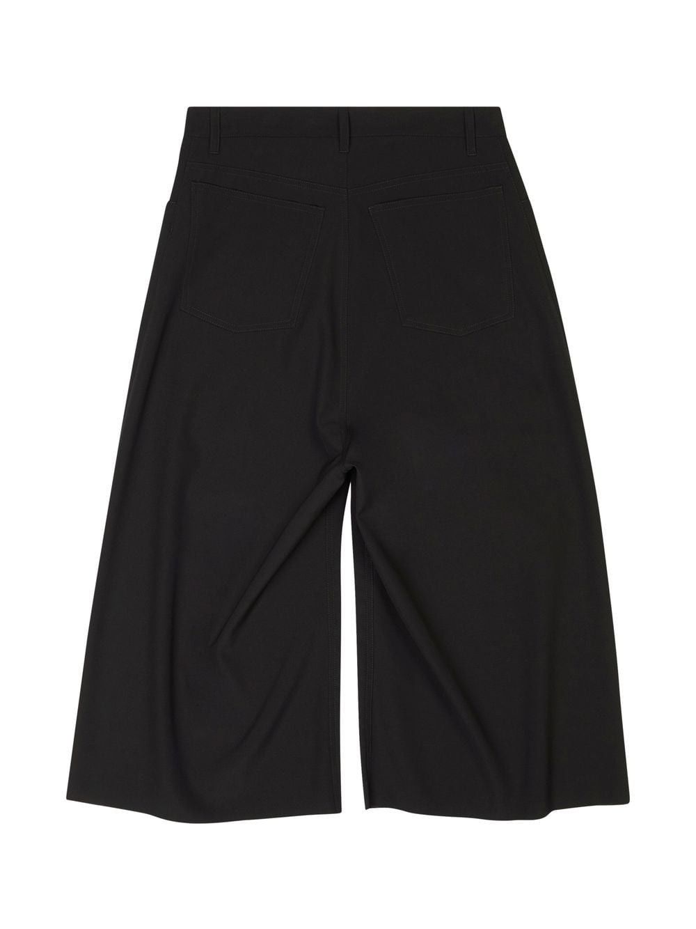 Balenciaga o1w1db10625 Loose Shorts in Black Size 26" / US 2 / IT 38 - 2 Thumbnail