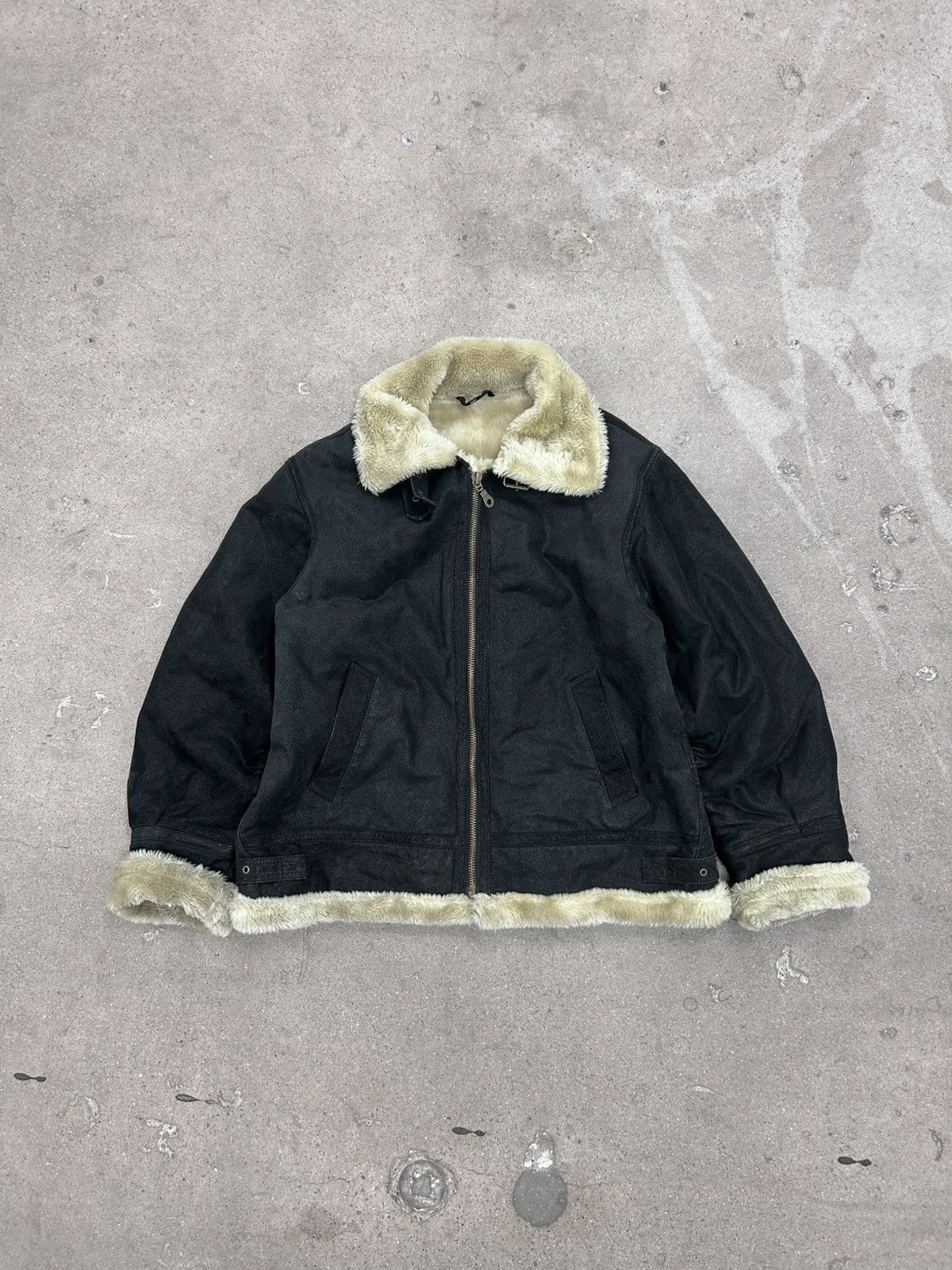 Japanese Brand × Vintage G.o.a leather bono jacket | Grailed