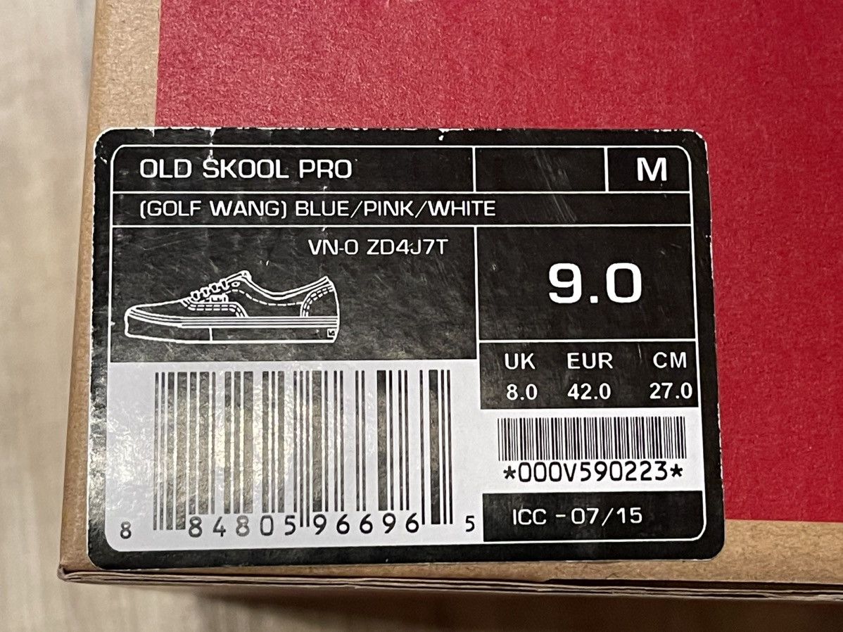 Golf Wang × Odd Future × Vans VANS x Golf Wang (Odd Furure) Old Skool Pro - US 9.0 Size US 9 / EU 42 - 7 Thumbnail