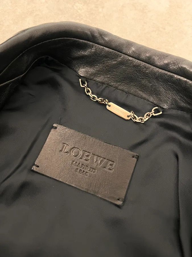 Loewe Loewe Black Premium Leather Classy Jacket Size US S / EU 44-46 / 1 - 9 Thumbnail
