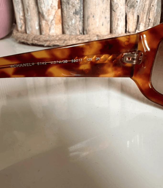 Chanel Chanel Sunglasses 5142 CC Rhinestone Rimless 4017 Vintage Size ONE SIZE - 4 Thumbnail