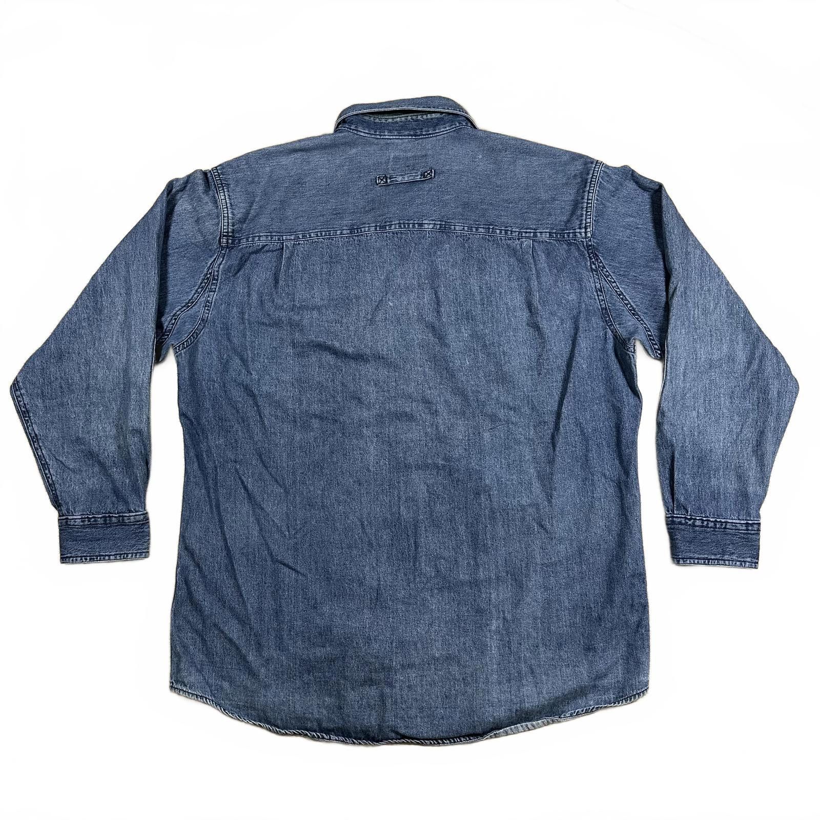 Woolrich Woolen Mills Woolrich Men's Denim Jacket Large Blue Vintage Size US L / EU 52-54 / 3 - 2 Thumbnail