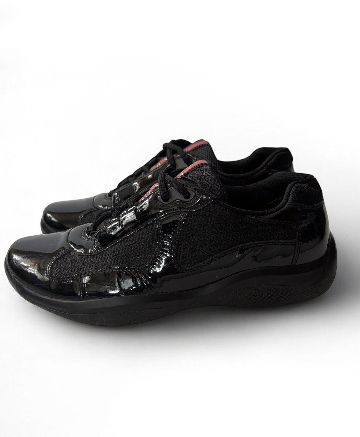 Prada Vintage Prada American Cup Patent leather sneakers Size US 8 / EU 41 - 4 Thumbnail