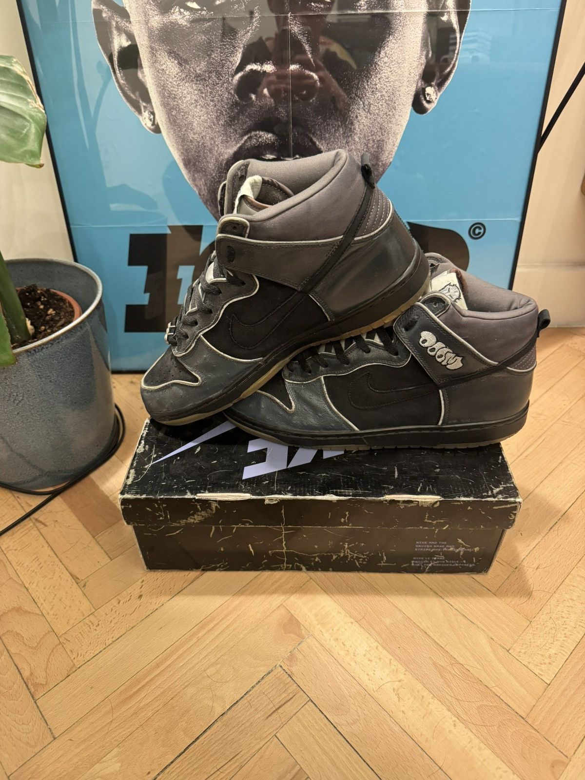 Nike Nike SB Dunk High MF DOOM Size US 12 / EU 45 - 1 Thumbnail