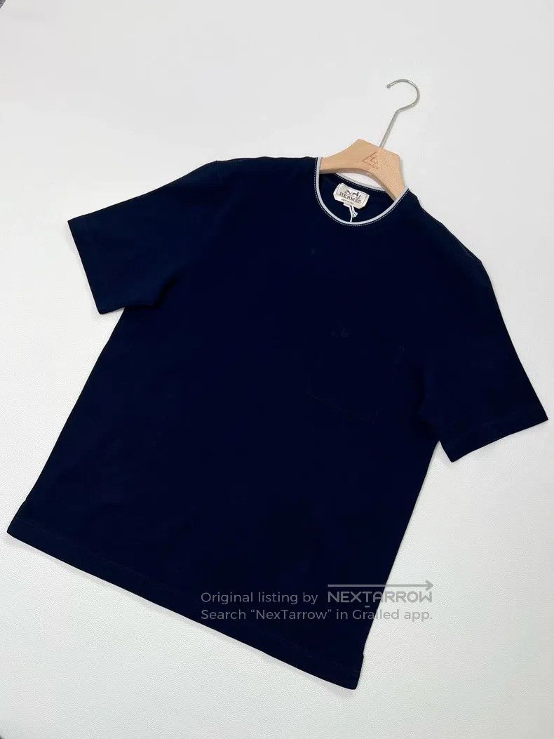 Hermes Hermes Cotton short-sleeve T-shirt Size US M / EU 48-50 / 2 - 2 Thumbnail