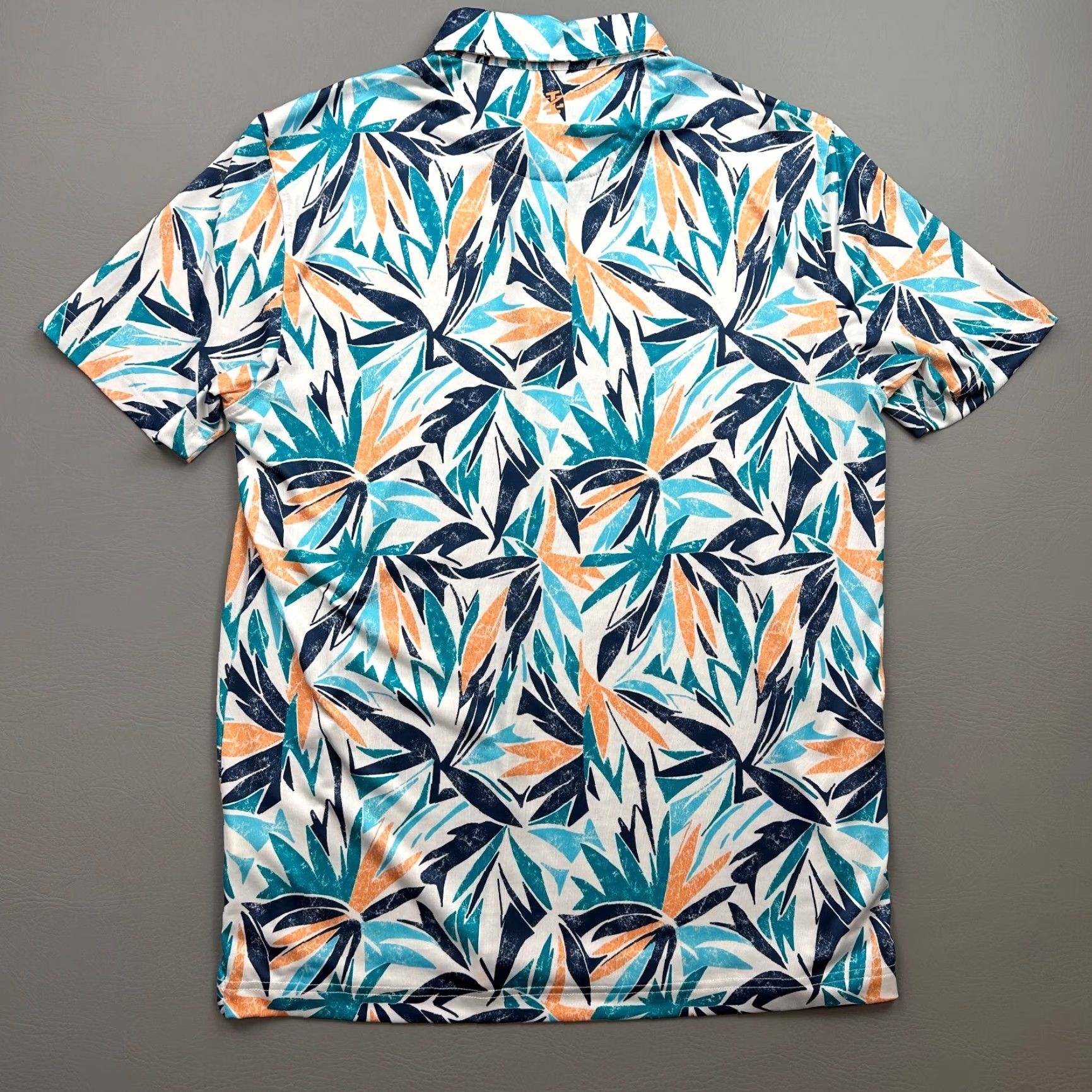 Izod Izod Polo Shirt Mens Small Floral All Over Lightweight Performance Stretch Shirt Size US S / EU 44-46 / 1 - 6 Thumbnail