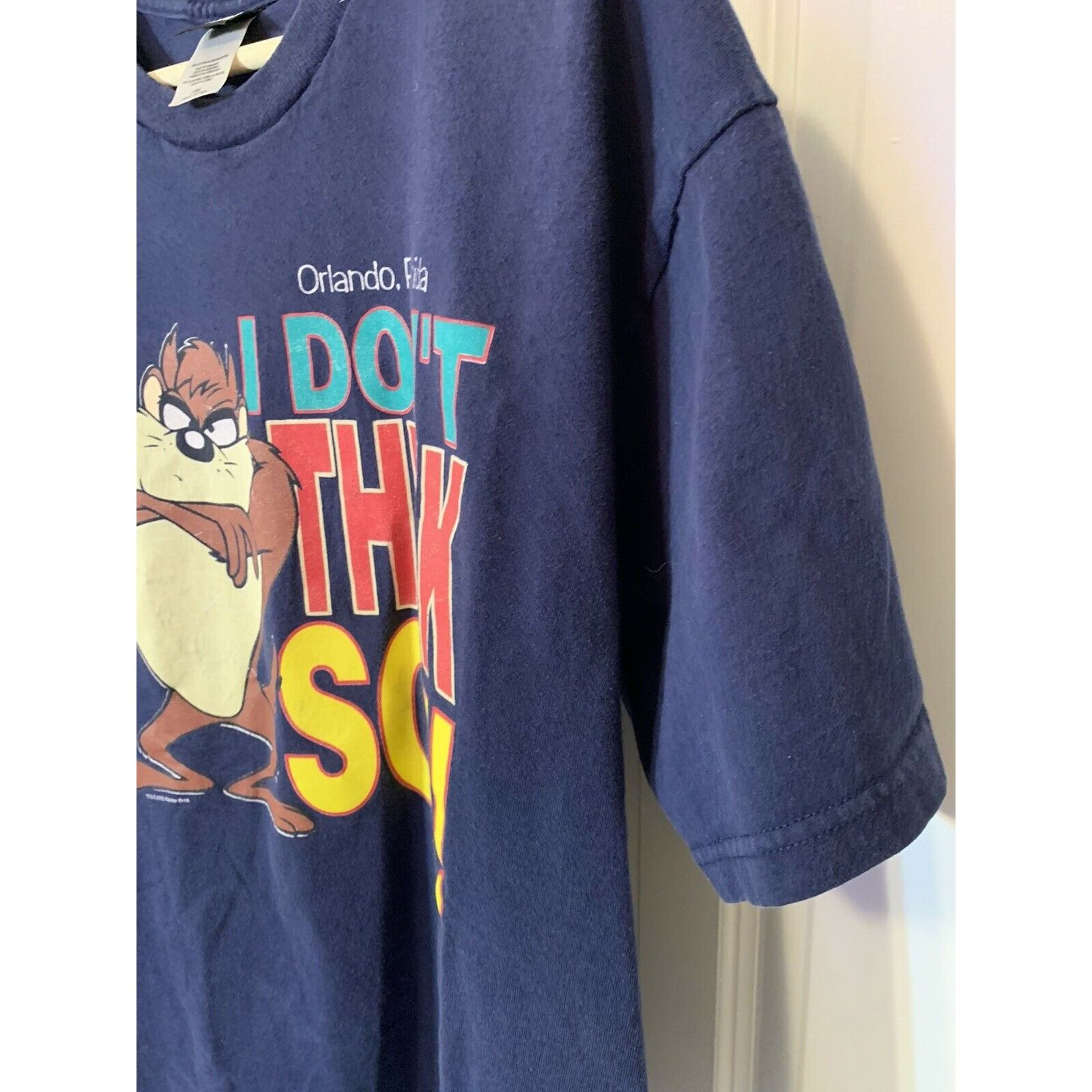 Other Vtg 2000 Orlando Florida TAZ I Don’t Think SO! Men’s Sz XL T Size US XL / EU 56 / 4 - 5 Thumbnail