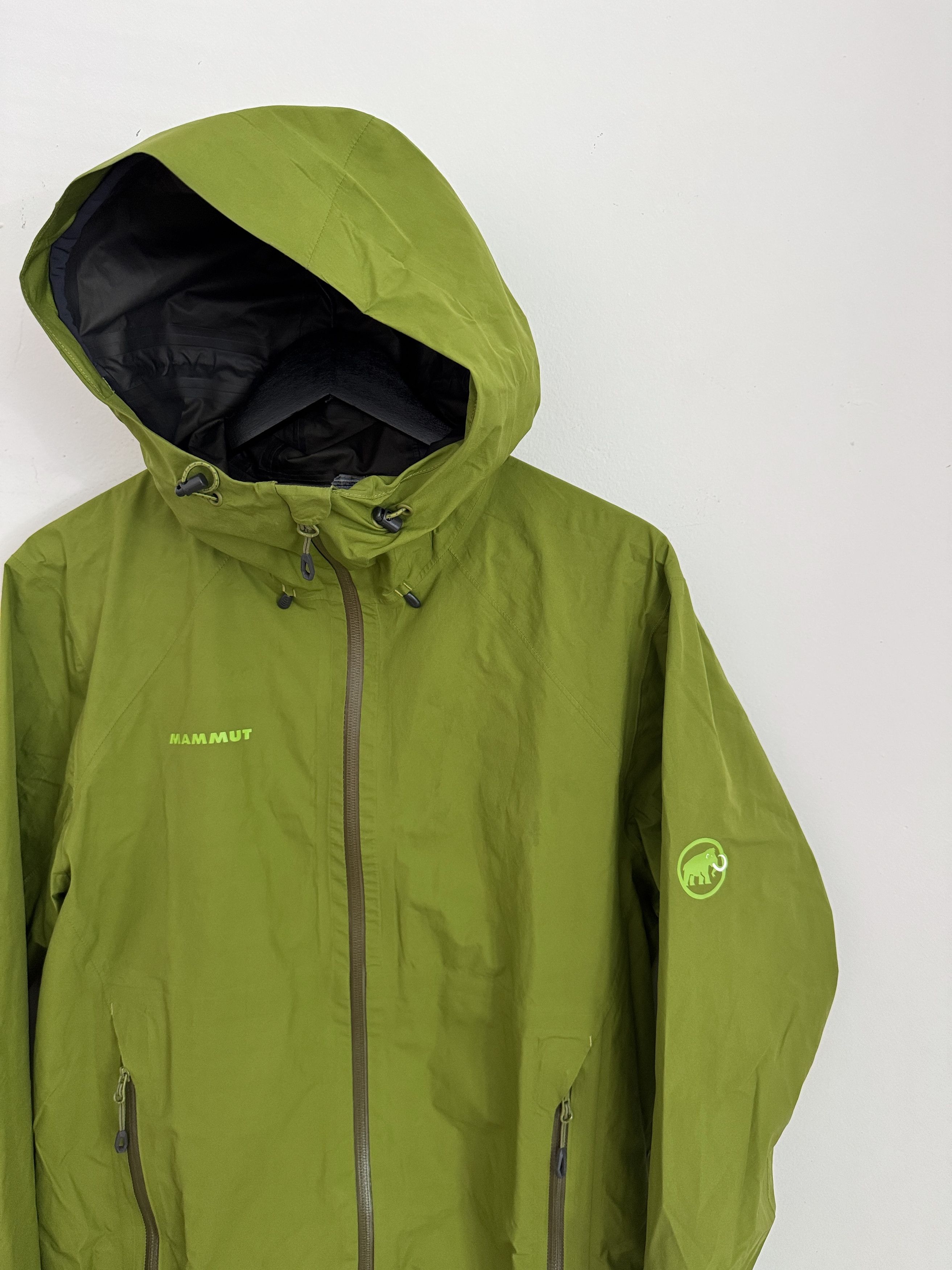 Mammut Mammut Gore-Tex Green Shell Jacket Hooded Hiking Rain Jacket Size US M / EU 48-50 / 2 - 2 Thumbnail