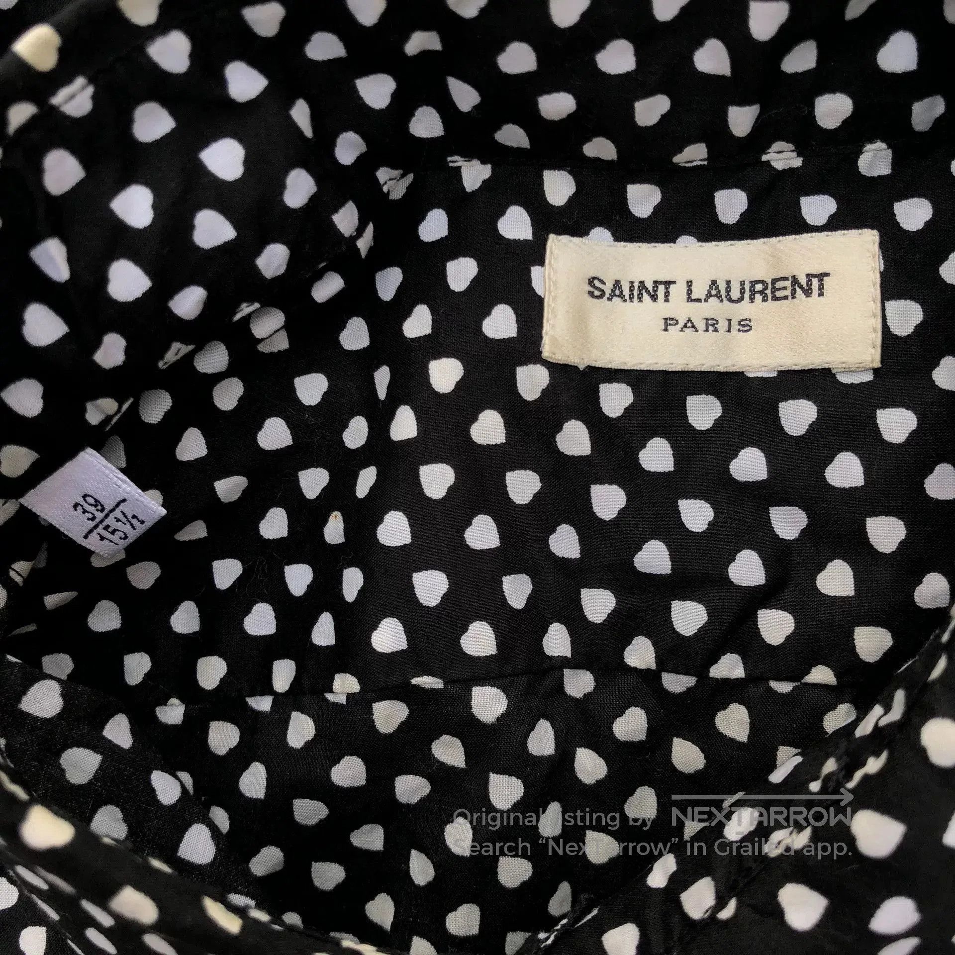 Saint Laurent Paris Saint Laurent 13SS Polka Dot Shirt. Size M / US 6-8 / IT 42-44 - 7 Thumbnail