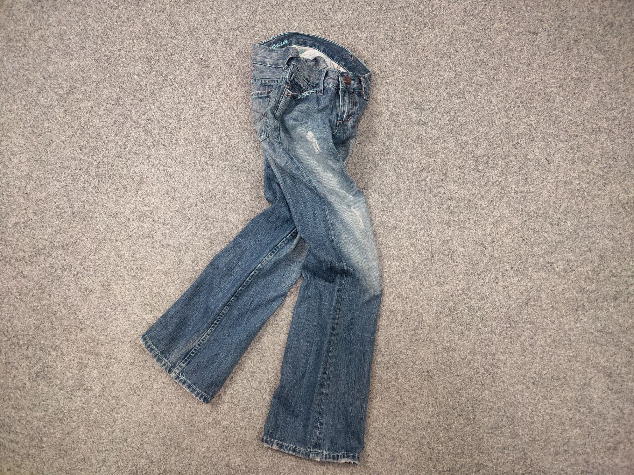 Japanese Brand Vintage Y2K Japan hysteric glamour Low-rise Flared Jeans Size 27" / US 4 / IT 40 - 3 Thumbnail