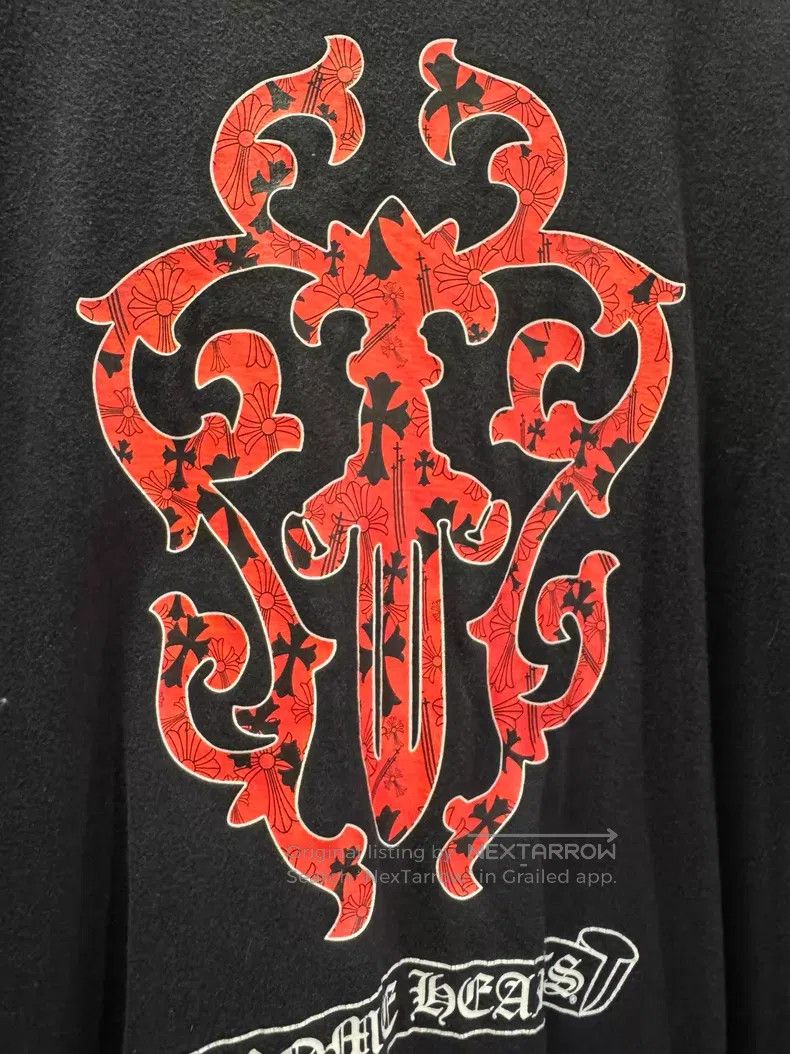 Chrome Hearts CHROME HEARTS Red Vine Sword Short Sleeve Size US XXL / EU 58 / 5 - 2 Thumbnail