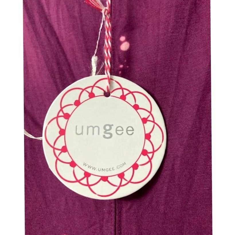 Vintage Umgee Long Sleeve Tunic Top - Purple Red Tie Dye Size M / US 6-8 / IT 42-44 - 3 Thumbnail