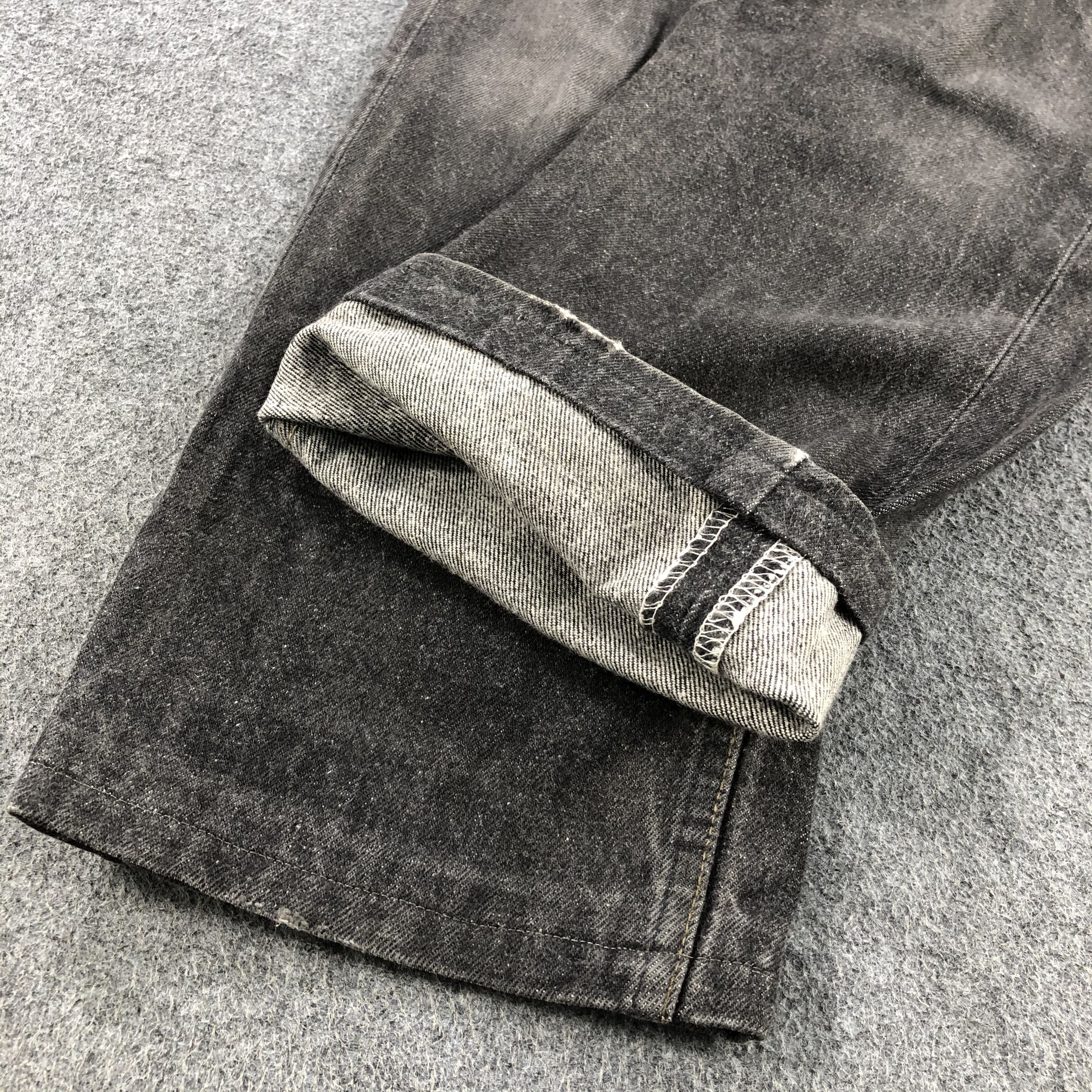 Levi's × Vintage 90s Vintage Levis 501 Black Jeans-JM2058 Size US 30 / EU 46 - 6 Thumbnail