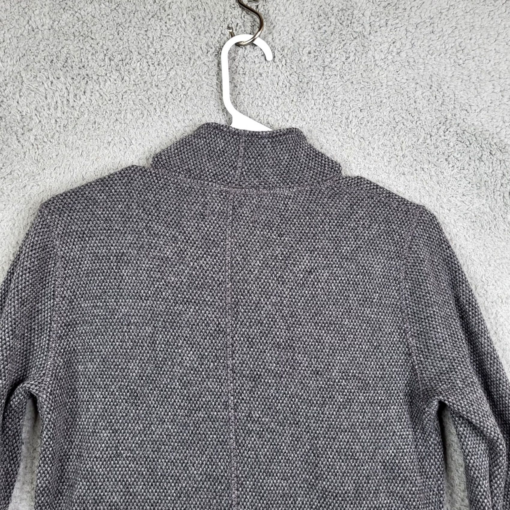 Prana prAna Women's Cowl Neck Wool blend button sweater Gray Size S Size S / US 4 / IT 40 - 7 Thumbnail