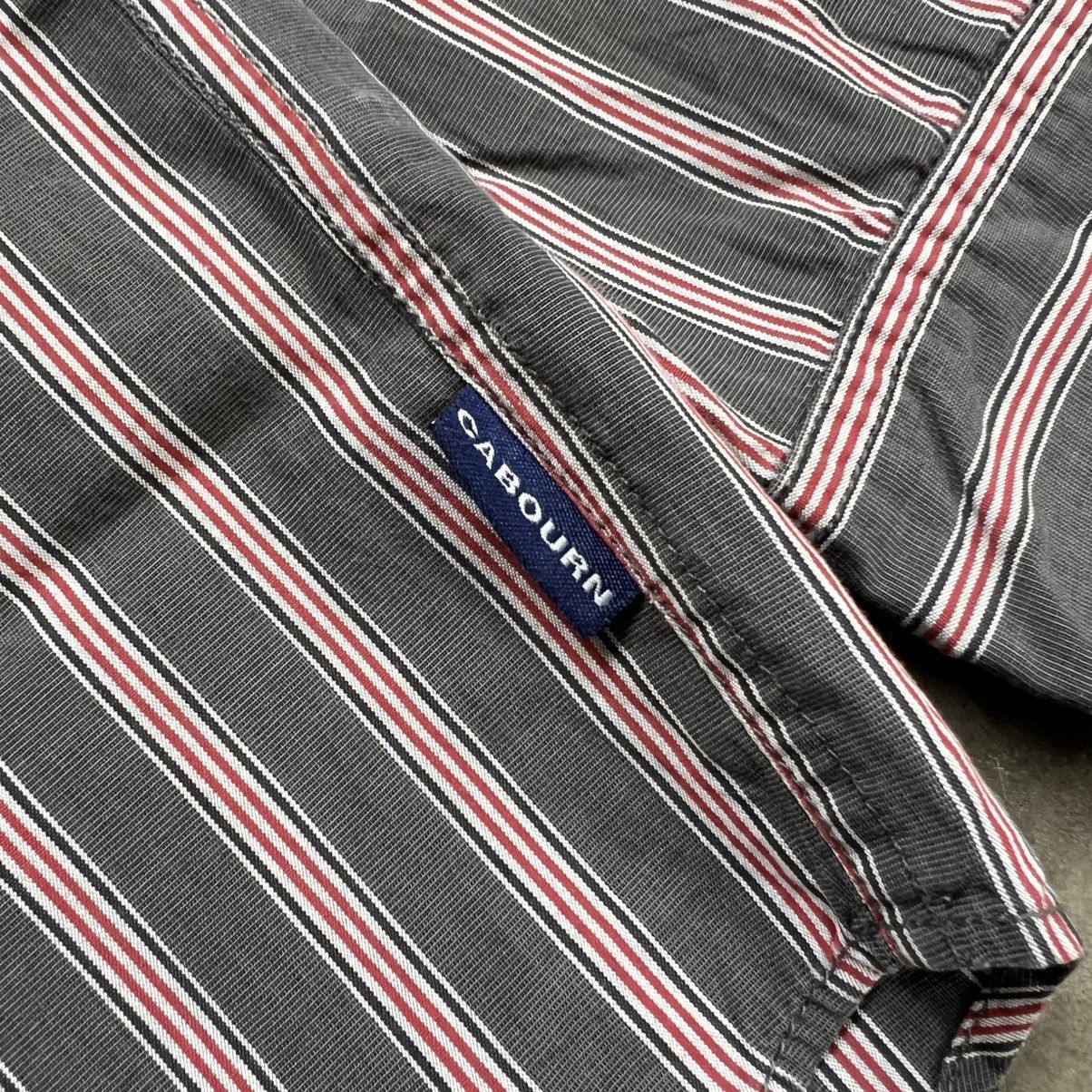 Nigel Cabourn Nigel Carboun Vertical Stripe Longsleeve Button up Shirt Size US XL / EU 56 / 4 - 10 Thumbnail