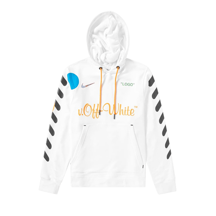 Nike Nikelab x Off-White Mercurial NRG X Hoodie White/Total Orang