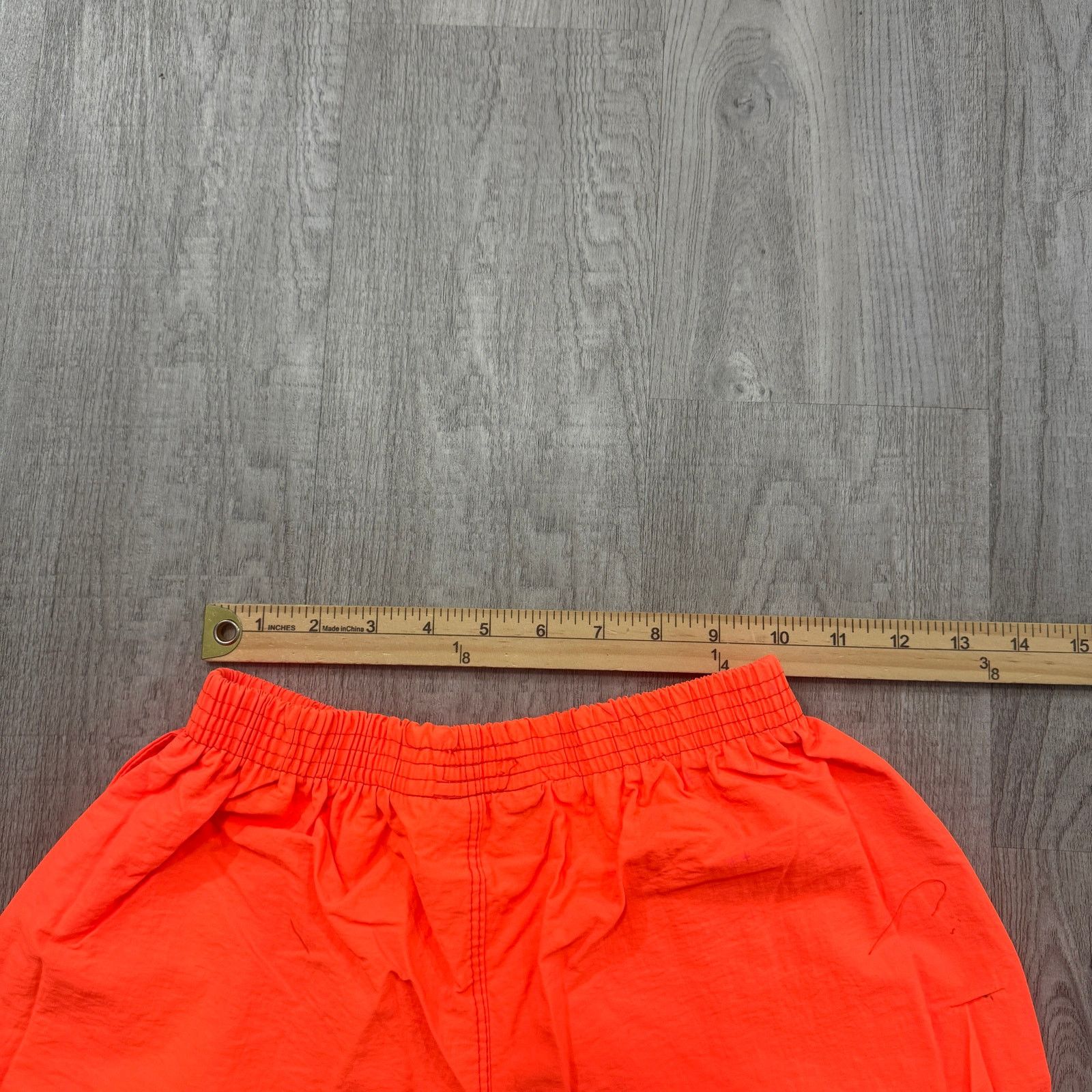 Vintage NEW Vintage USA Sport Surf Shorts Mens Medium Orange 80s Size US 26 / EU 42 - 9 Thumbnail