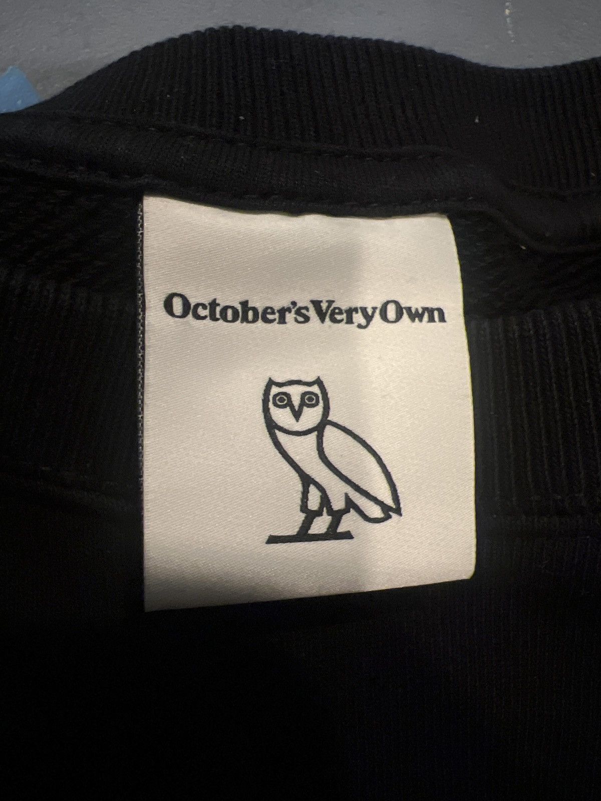 October's Very Own OVO Essentials Black Sweatshirt Extra Large Size US XL / EU 56 / 4 - 6 Thumbnail