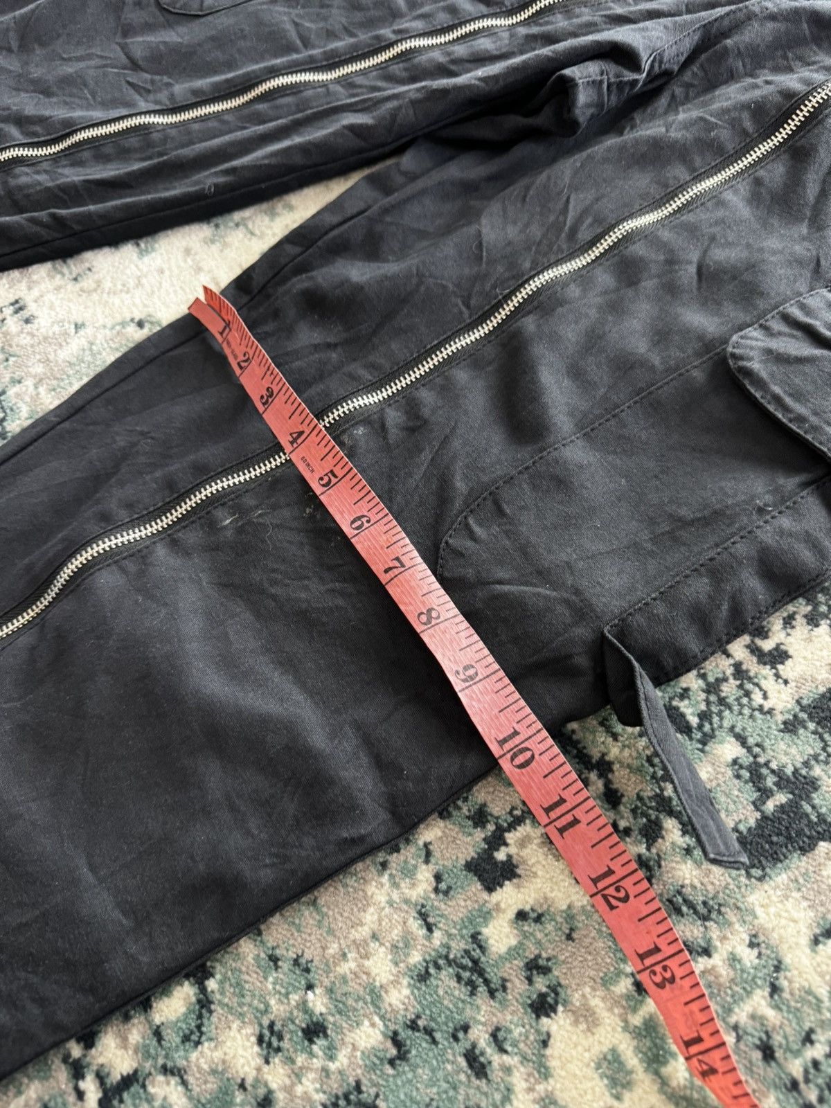 Japanese Brand ARULE MULTIZIPPER BUTTON CARGO PANTS Size US 32 / EU 48 - 9 Thumbnail