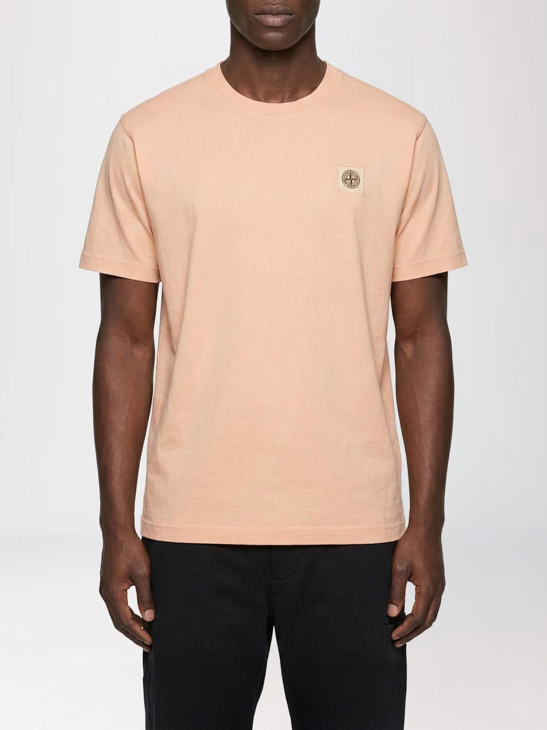 Stone Island Stone Island T-Shirt Men Pink Size US XL / EU 56 / 4 - 1 Thumbnail