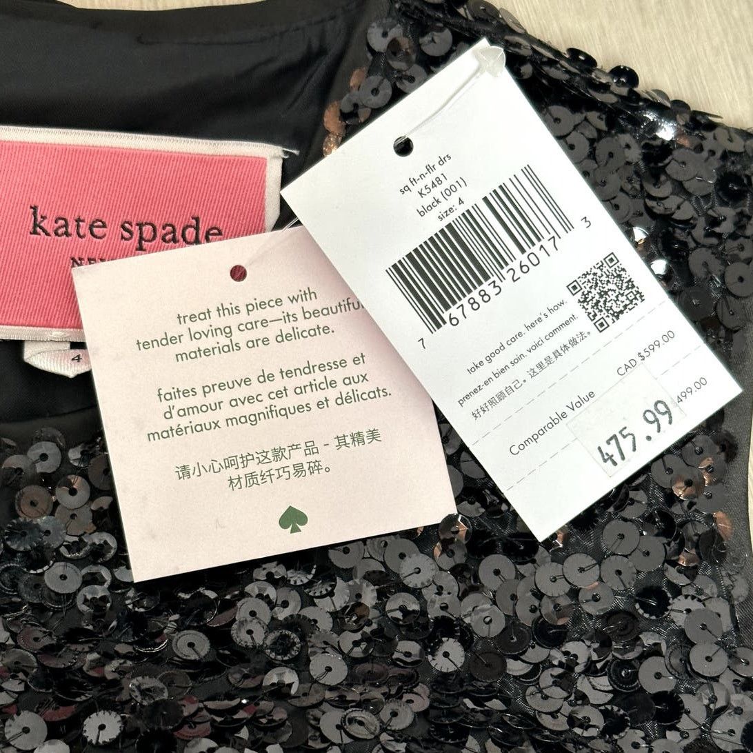 Kate Spade Kate Spade Sequin Fit-and-flare Cocktail night out Dress 4 Size S / US 4 / IT 40 - 11 Thumbnail