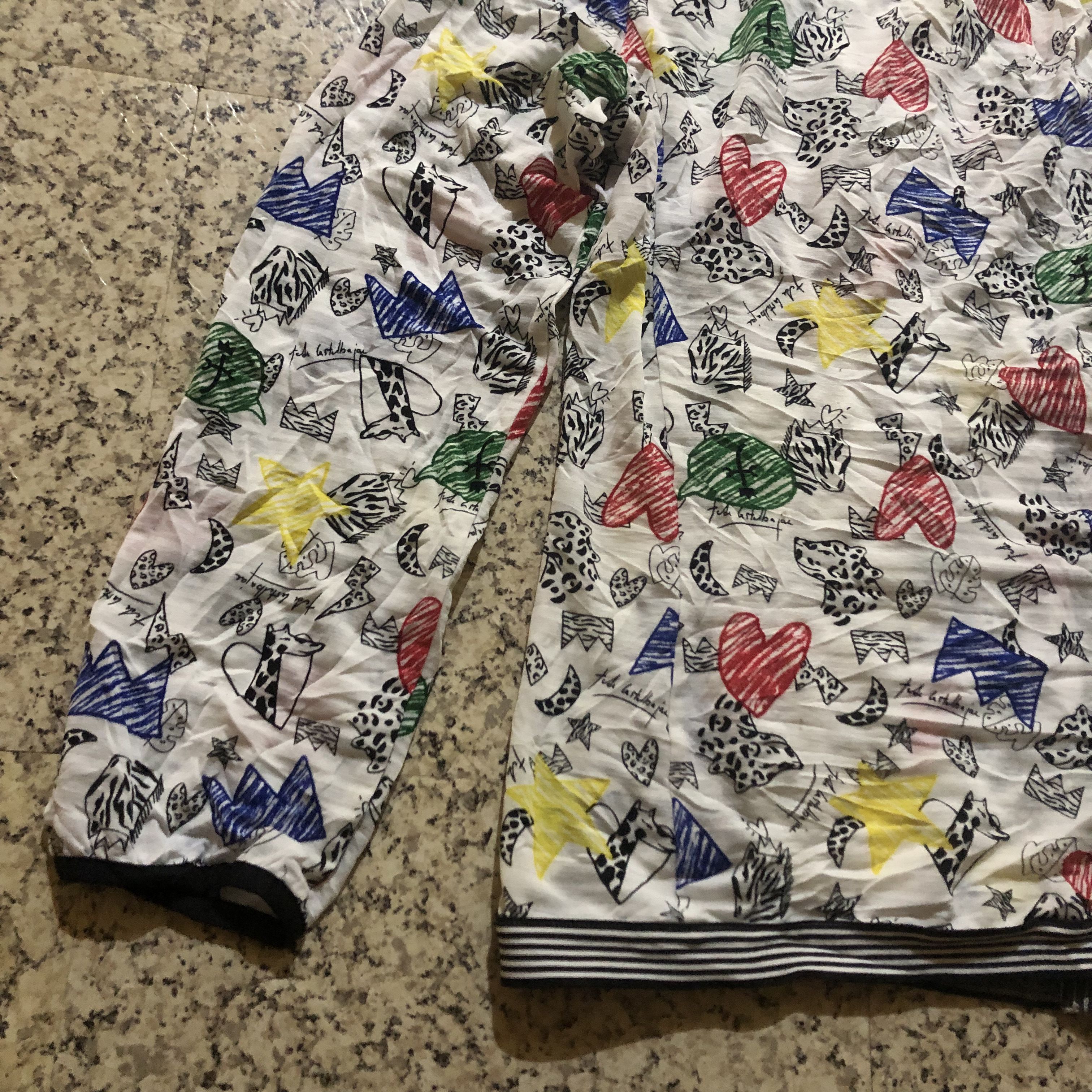 Jean Charles De Castelbajac 🔥 CASTELBAJAC SPORT DOODLE ART ALL OVER PRINT LIGHT JACKET Size M / US 6-8 / IT 42-44 - 12 Thumbnail