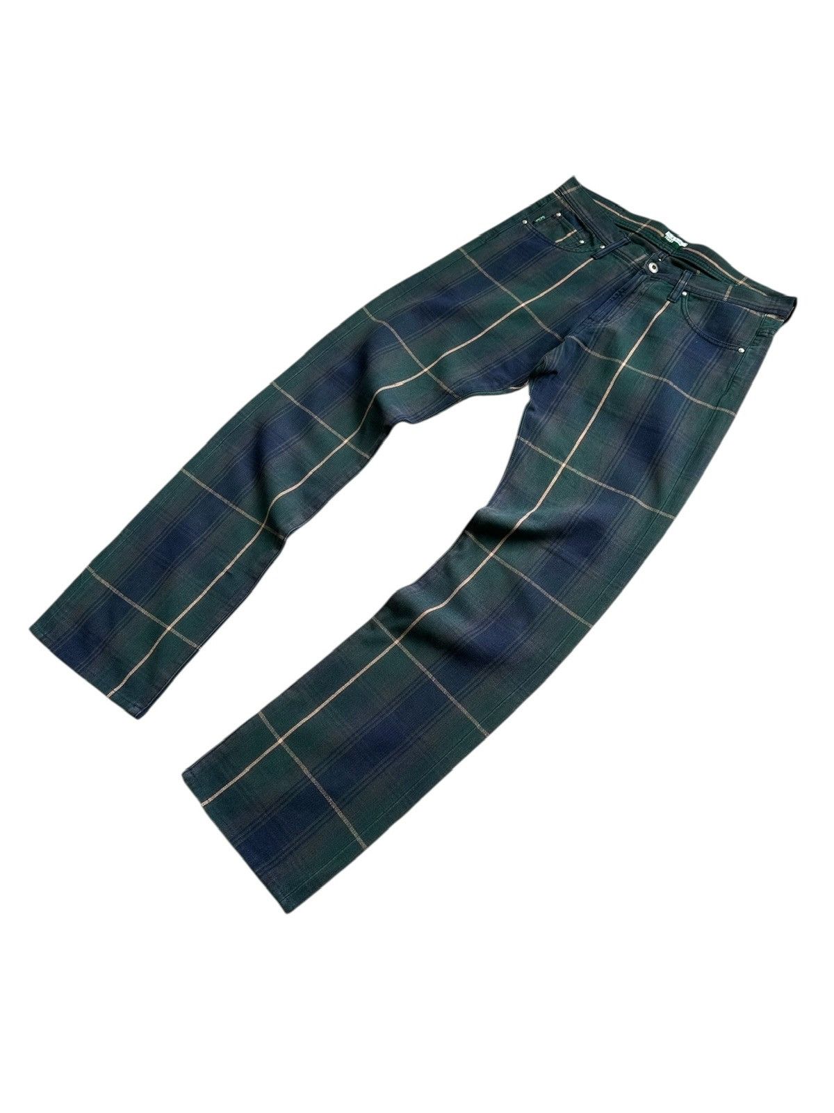 00’s Paul Smith Green Label Japan made plaid jeans