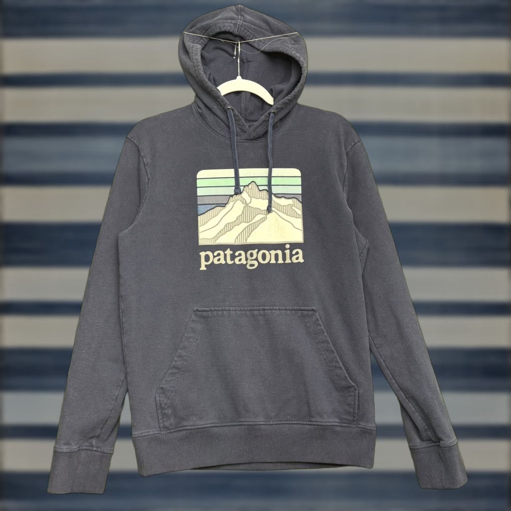 Patagonia Patagonia Hoodie Mens Small Uprisal Pullover Sweatshirt Mountain Graphic Blue Navy Size US S / EU 44-46 / 1 - 1 Thumbnail