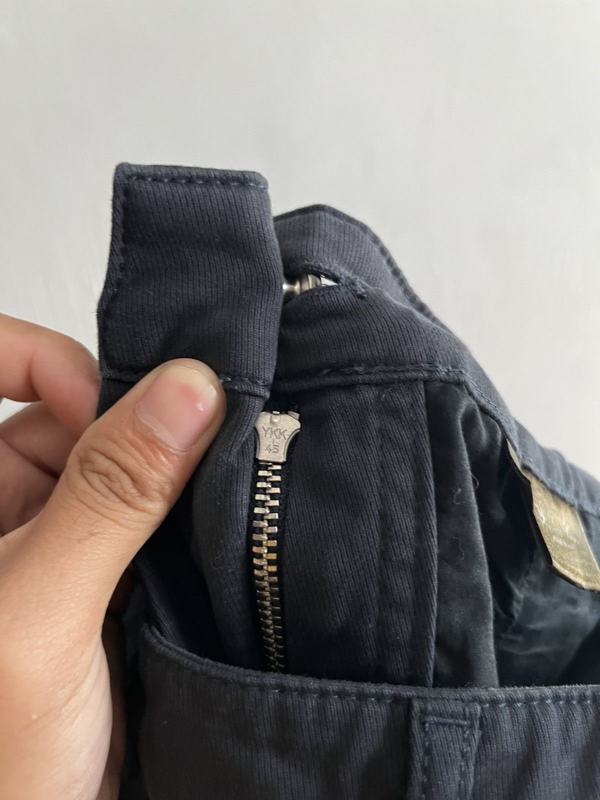 Loro Piana Loro Piana Straight Cut Cuffed Pants Dark Blue Size 32" / US 10 / IT 46 - 9 Thumbnail