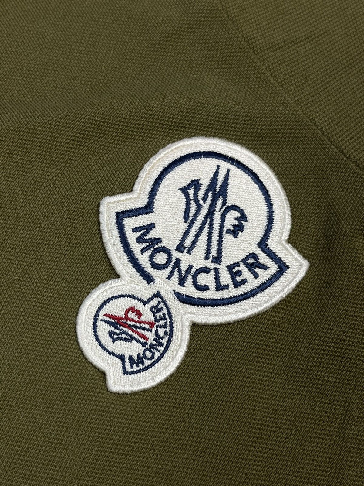 Moncler Double Logo Maglia Polo Manica Corta Size S Mens