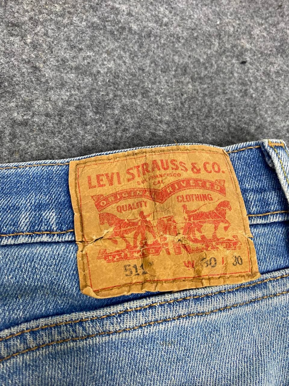 Levi's levis 511 slim distressed denim Size US 32 / EU 48 - 5 Thumbnail