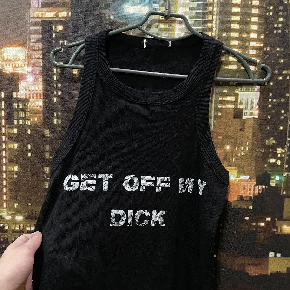 Vintage Vintage 90s Graphic Tank Top Streetwear Oversized Black M Size US M / EU 48-50 / 2 - 4 Thumbnail
