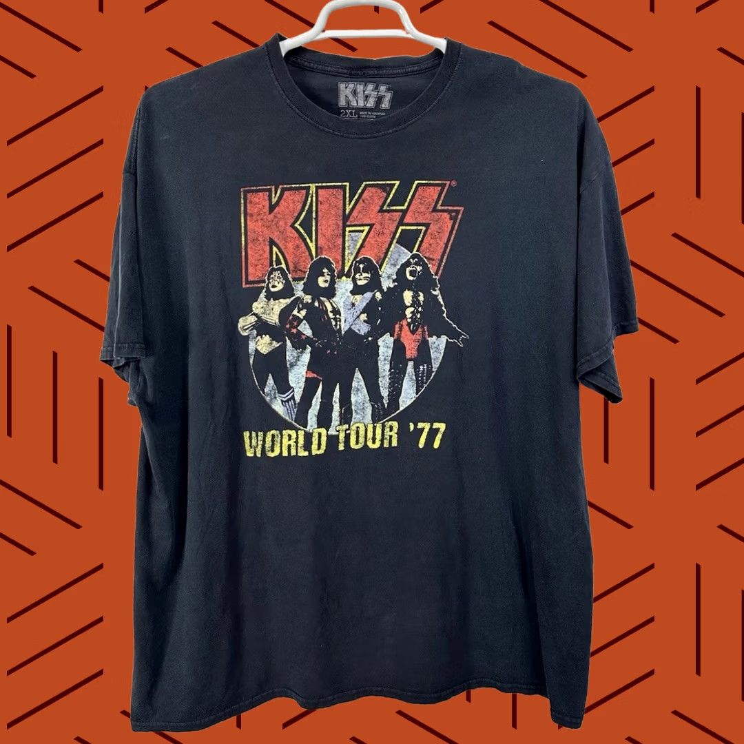 FUCT × Vintage 90s Fuct Kiss Gene Simmons Tee | Grailed