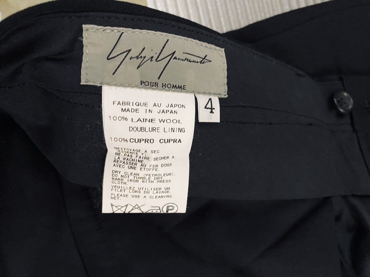 Yohji Yamamoto 🇯🇵 pour homme Nero wool slacks 4 NWT