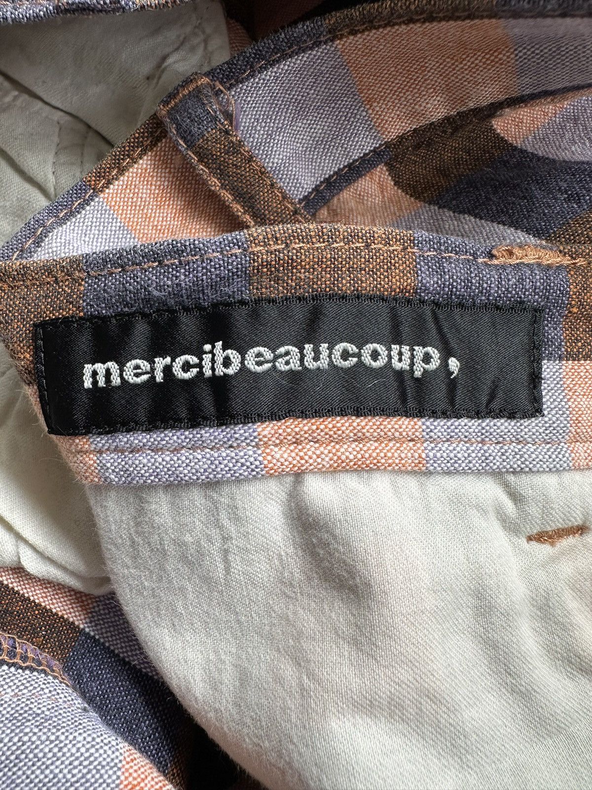mercibeaucoup S/S2009 Mercibeaucoup plaid denim pants Size US 30 / EU 46 - 19 Thumbnail