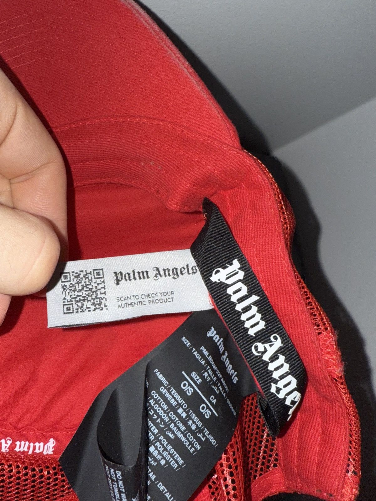 Palm Angels Palm angels red/white cap Size ONE SIZE - 3 Thumbnail