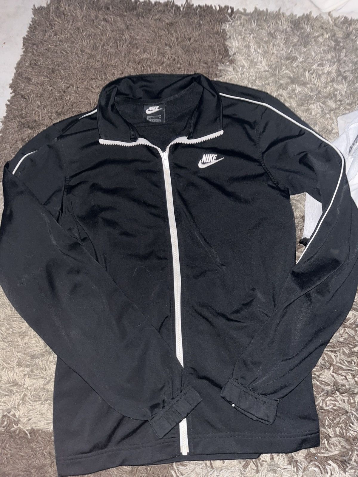 Nike Nike Sweatjacket Size M black/white New unisex Size US S / EU 44-46 / 1 - 2 Thumbnail