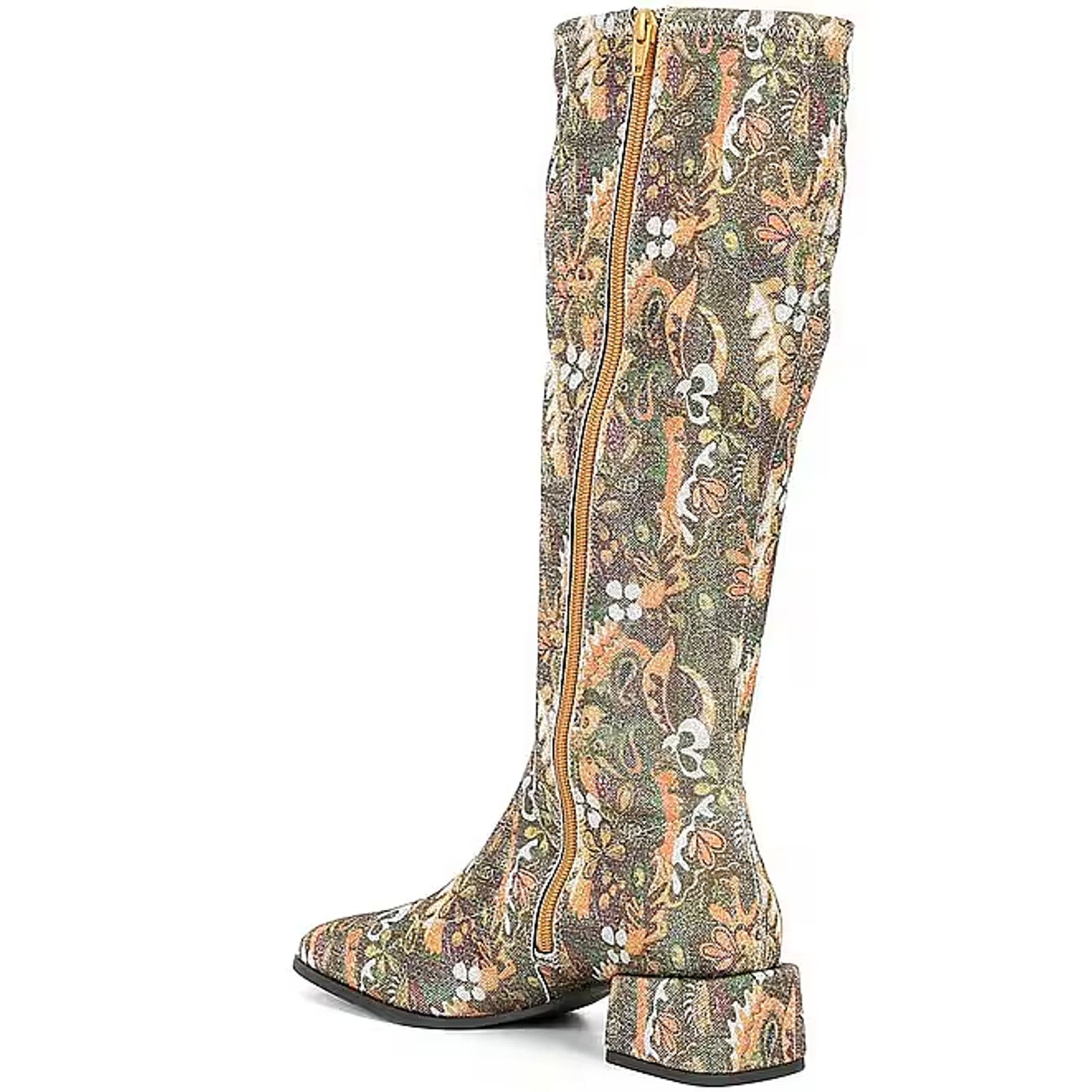 Other CHELSEA & VIOLE ZAYLAN BROCADE BLOCK HEEL TALL BOOTS 7.5 Size US 7.5 / IT 37.5 - 4 Thumbnail