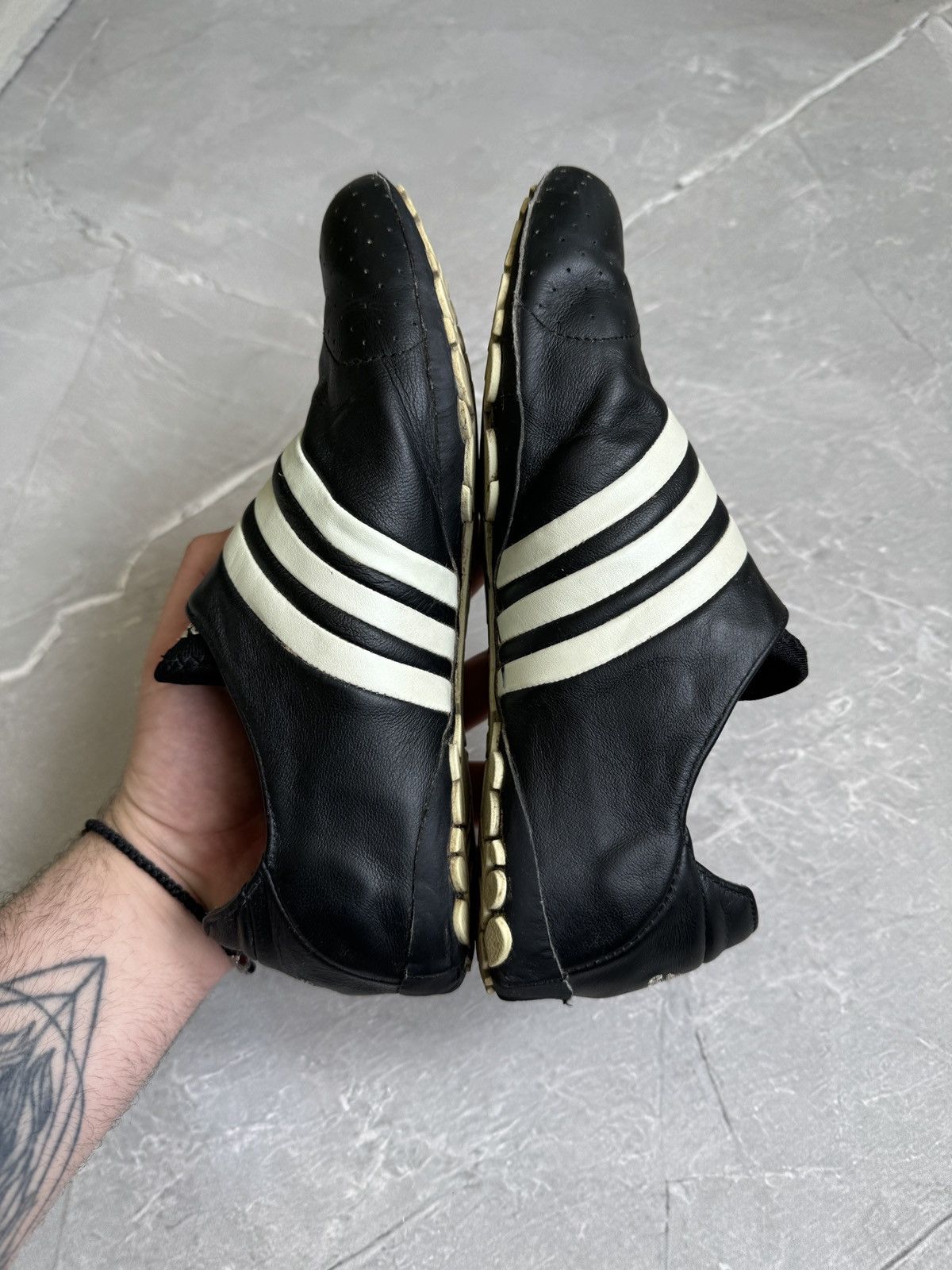 Adidas Vintage 00s Adidas Yoga Vario Leather Slip On Sneakers Y-3 Size US 7.5 / IT 37.5 - 15 Thumbnail
