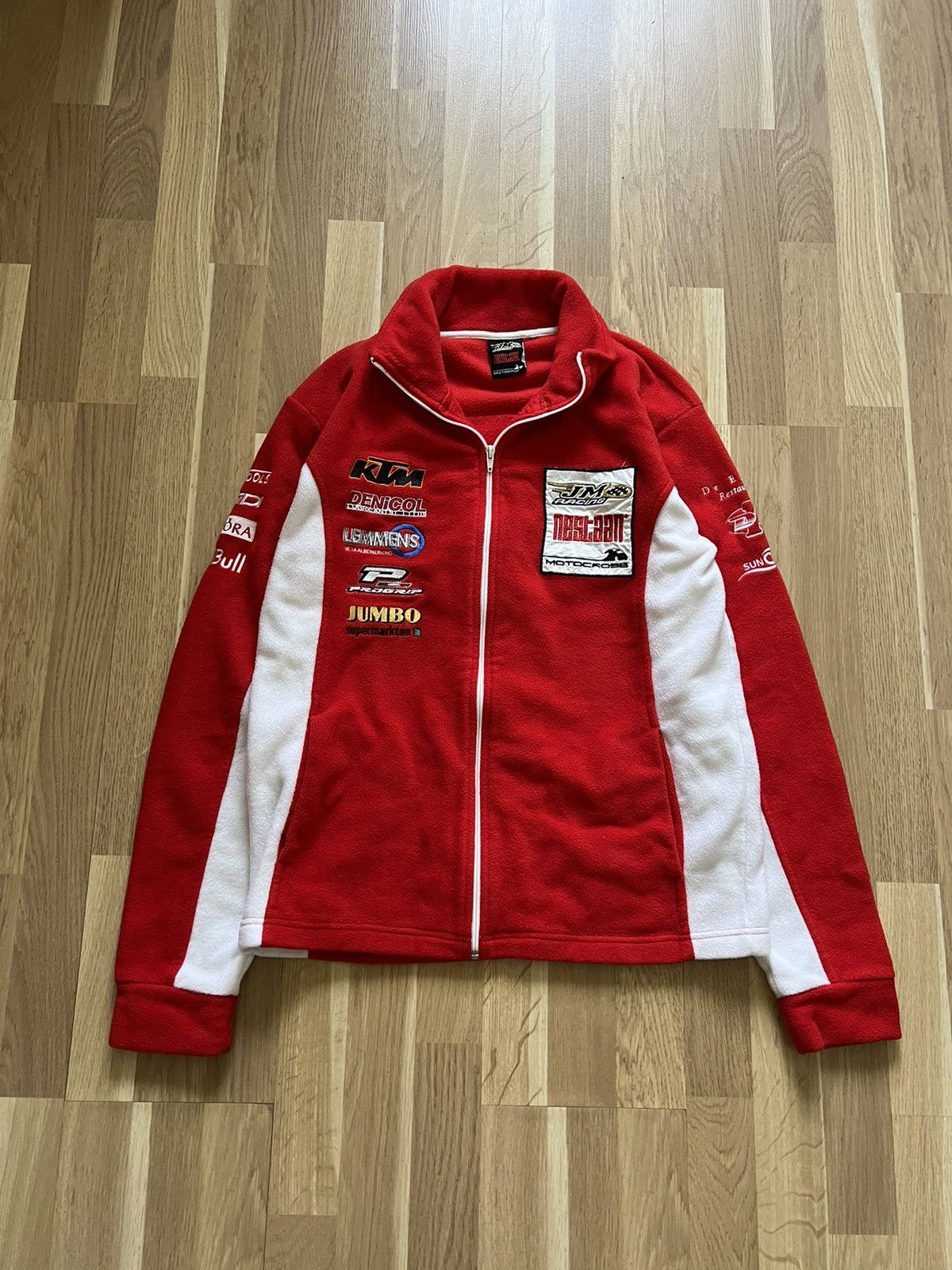 Vintage Vintage moto racing zip fleece jacket nestaan jnco racing 90 Size US M / EU 48-50 / 2 - 1 Thumbnail