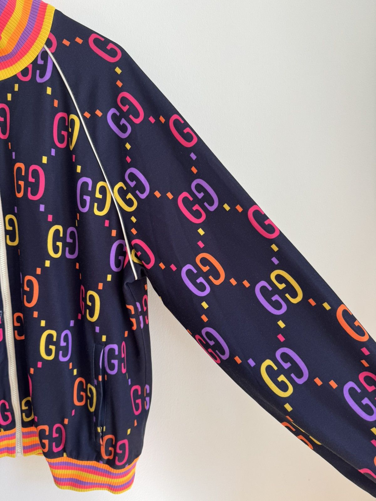 Gucci Gucci Monogram Track Jacket Size US XL / EU 56 / 4 - 5 Thumbnail