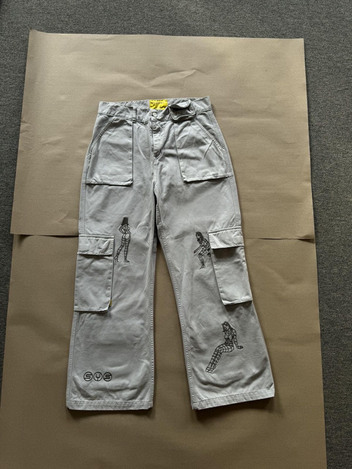 image of Systemic Cargo Pants in Light Grey, Men's (Size 34)