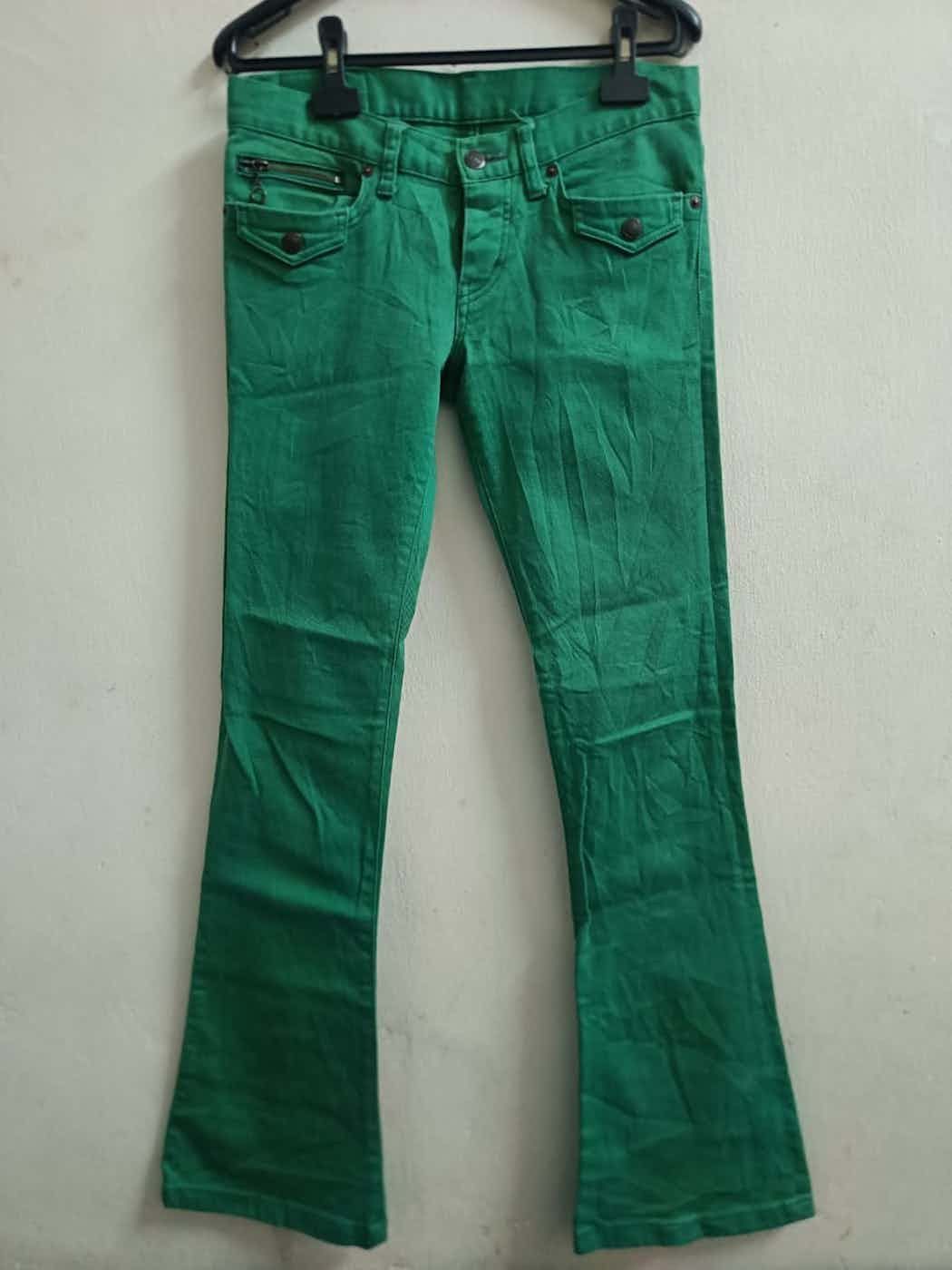 image of Vintage Hysteric Glamour Green Pants, Women's (Size 30)