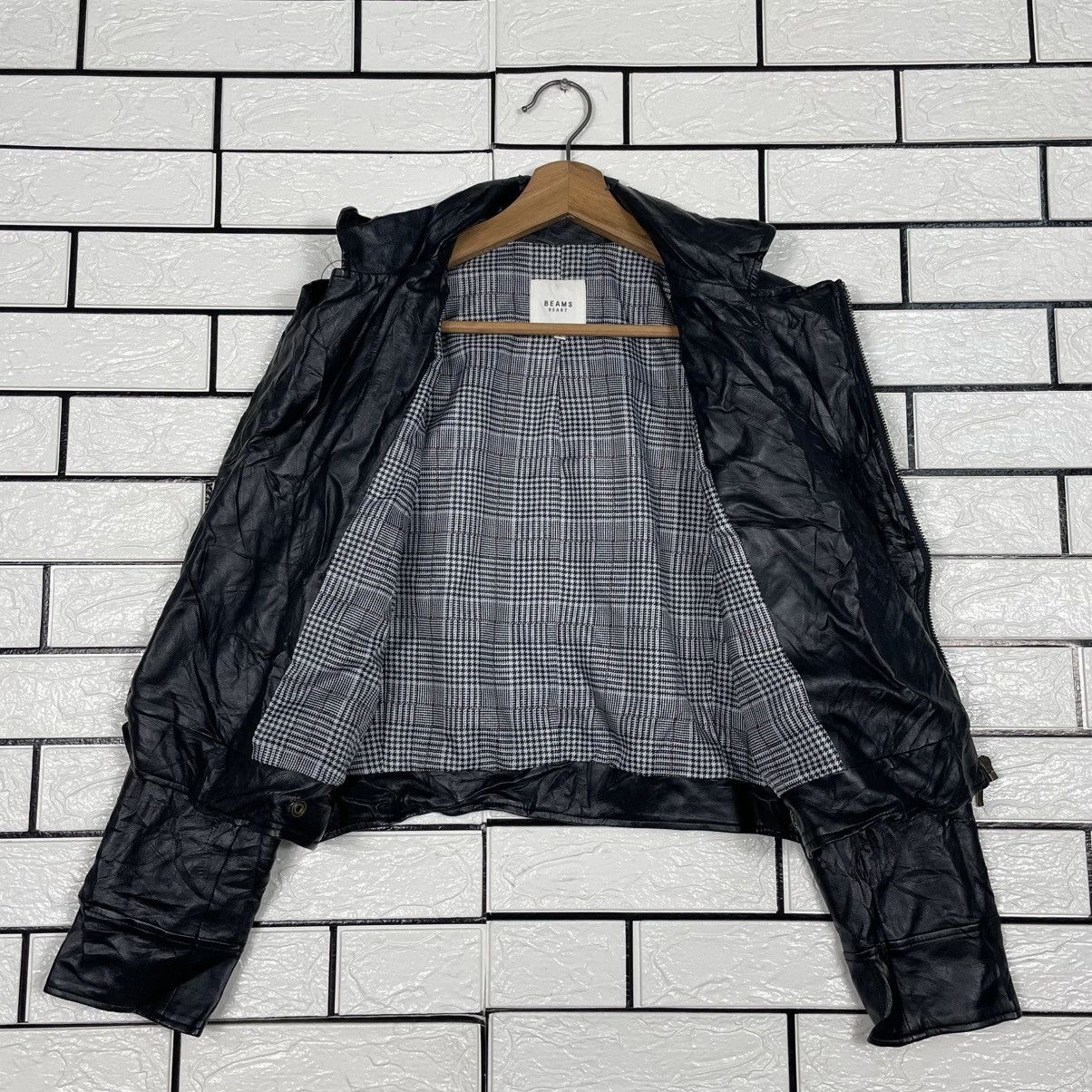 Beams Japan Beams Heart Motorcycle Riding Women Leather Jacket Size S / US 4 / IT 40 - 11 Thumbnail
