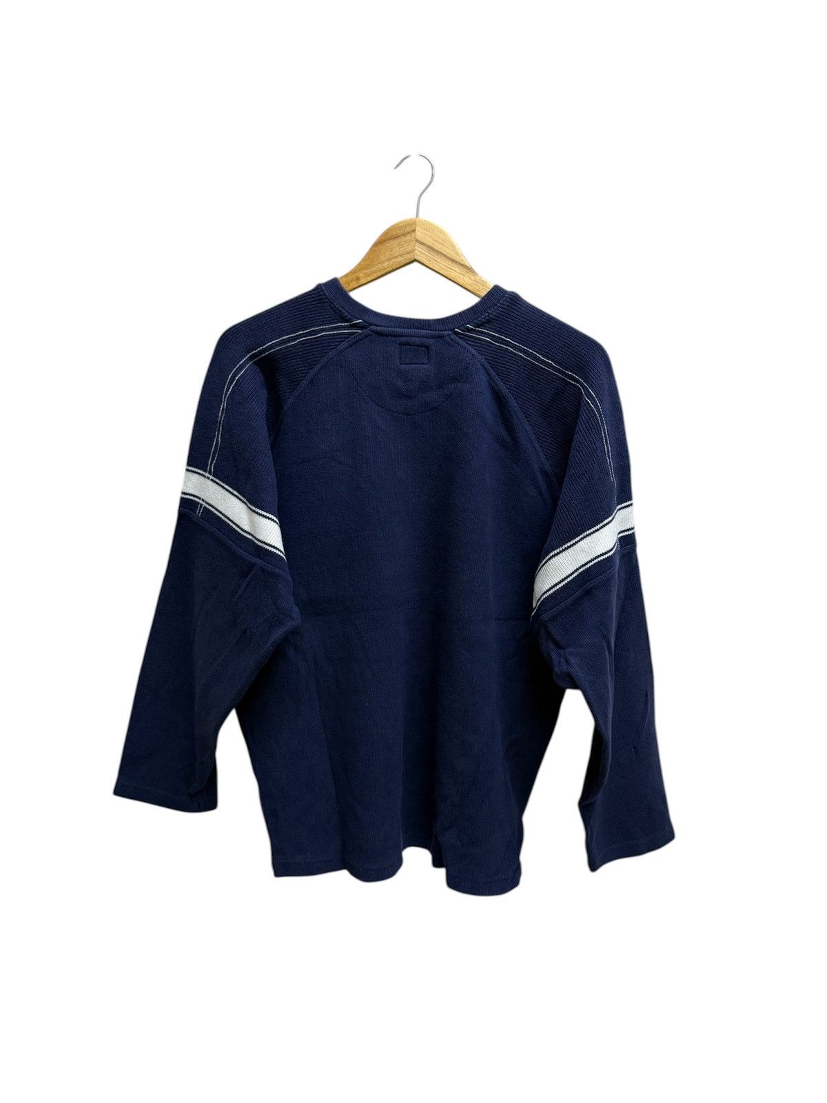 Japanese Brand Vintage Virgin Vneck Raglan Sleeve Sweatshirt Size US M / EU 48-50 / 2 - 2 Thumbnail