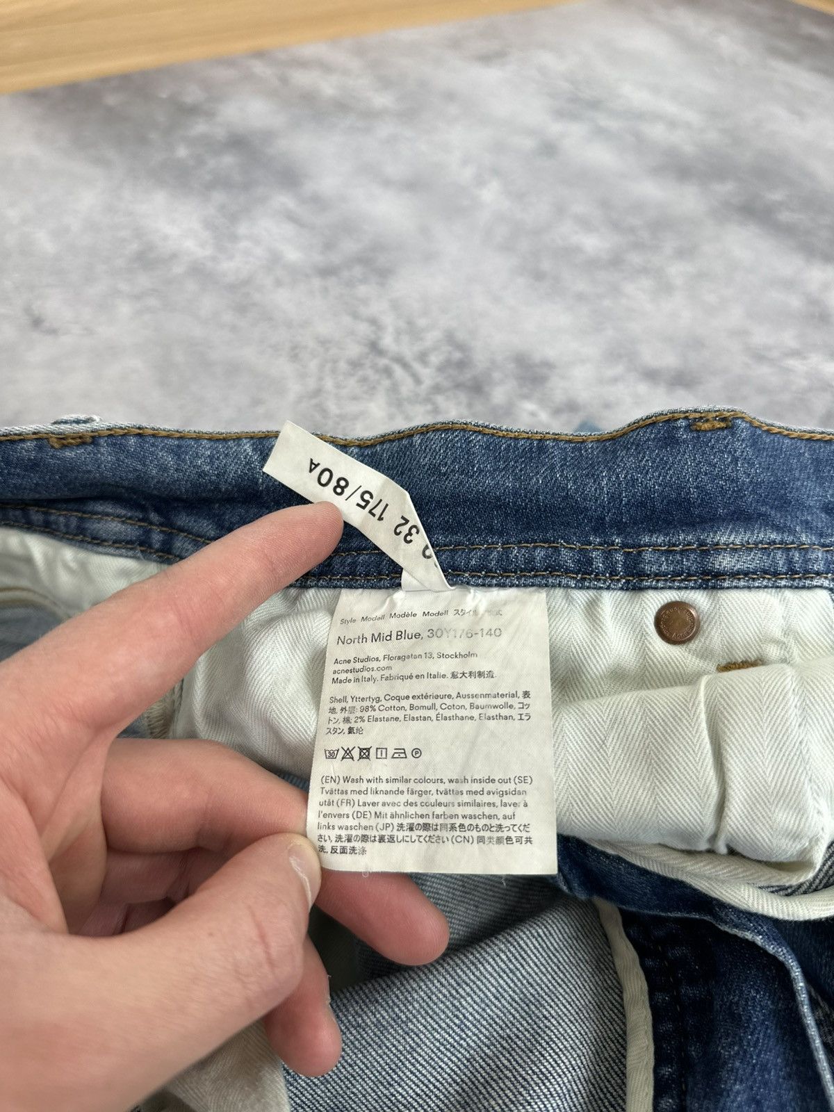 Acne Studios Vintage Acne Studios Avant Garde Designer North Mid Jeans Size US 29 - 16 Thumbnail
